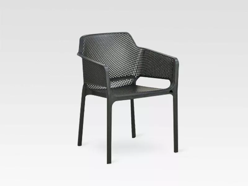 V leg 4 Seater Dining Table with 4 Air Chairs